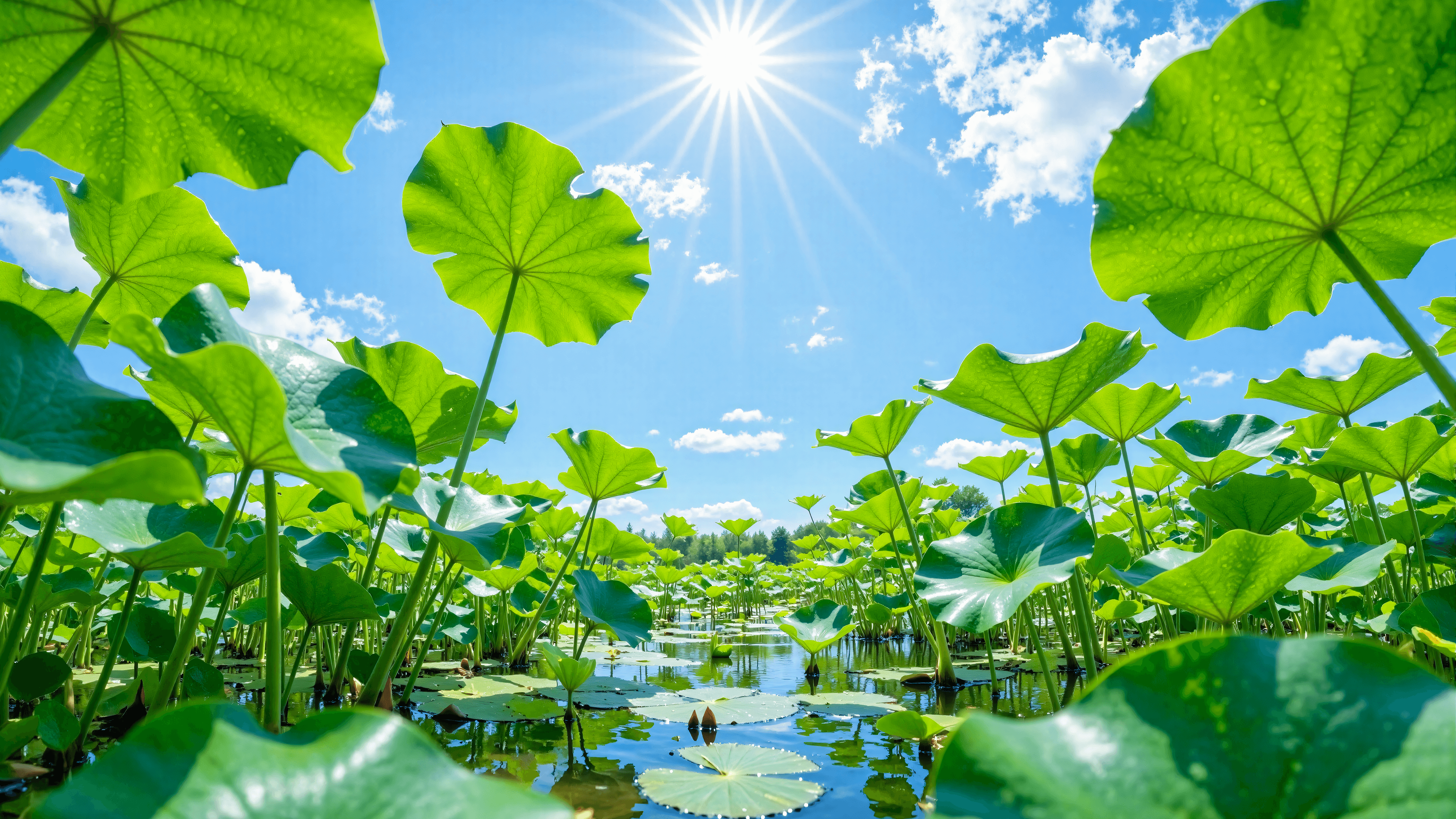 4K green plants nature wallpaper