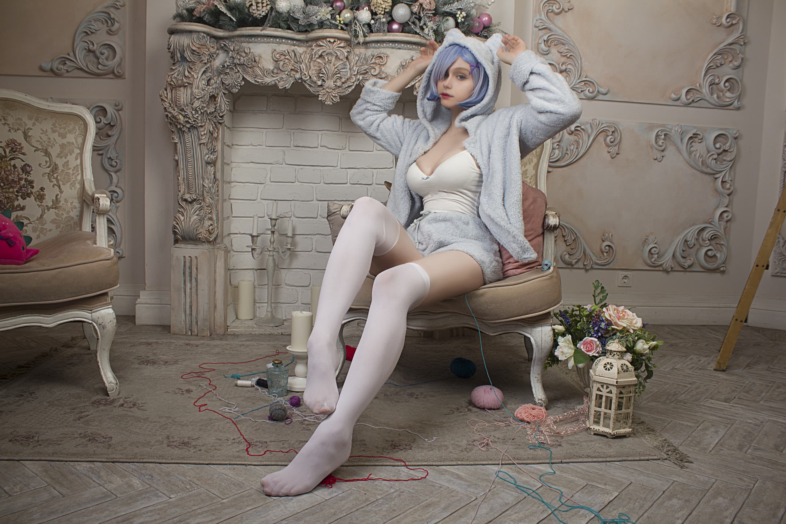 Nier: Automata gray cosplay wallpaper