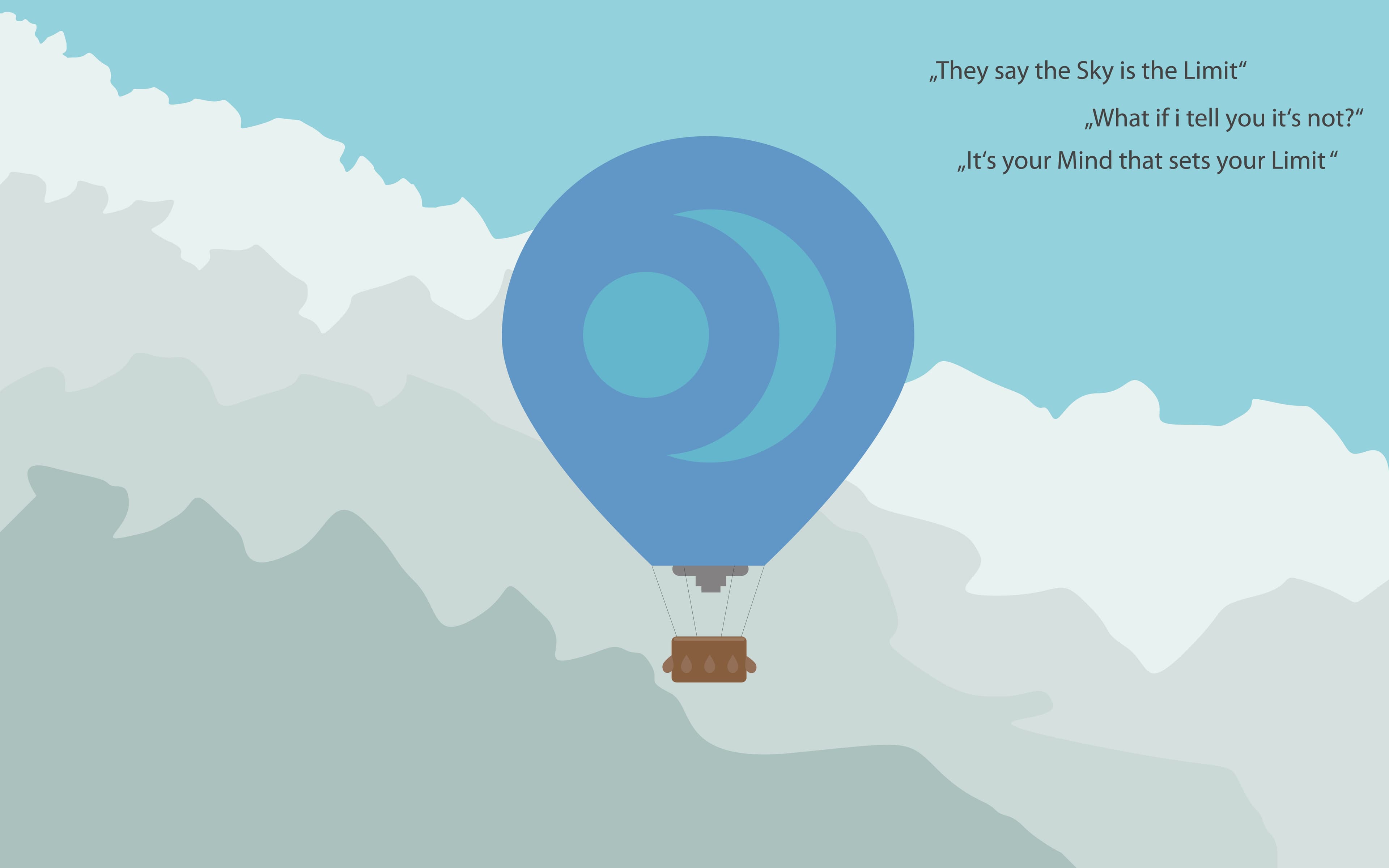 Sky flat design wallpaper, 8000x5000 resolution