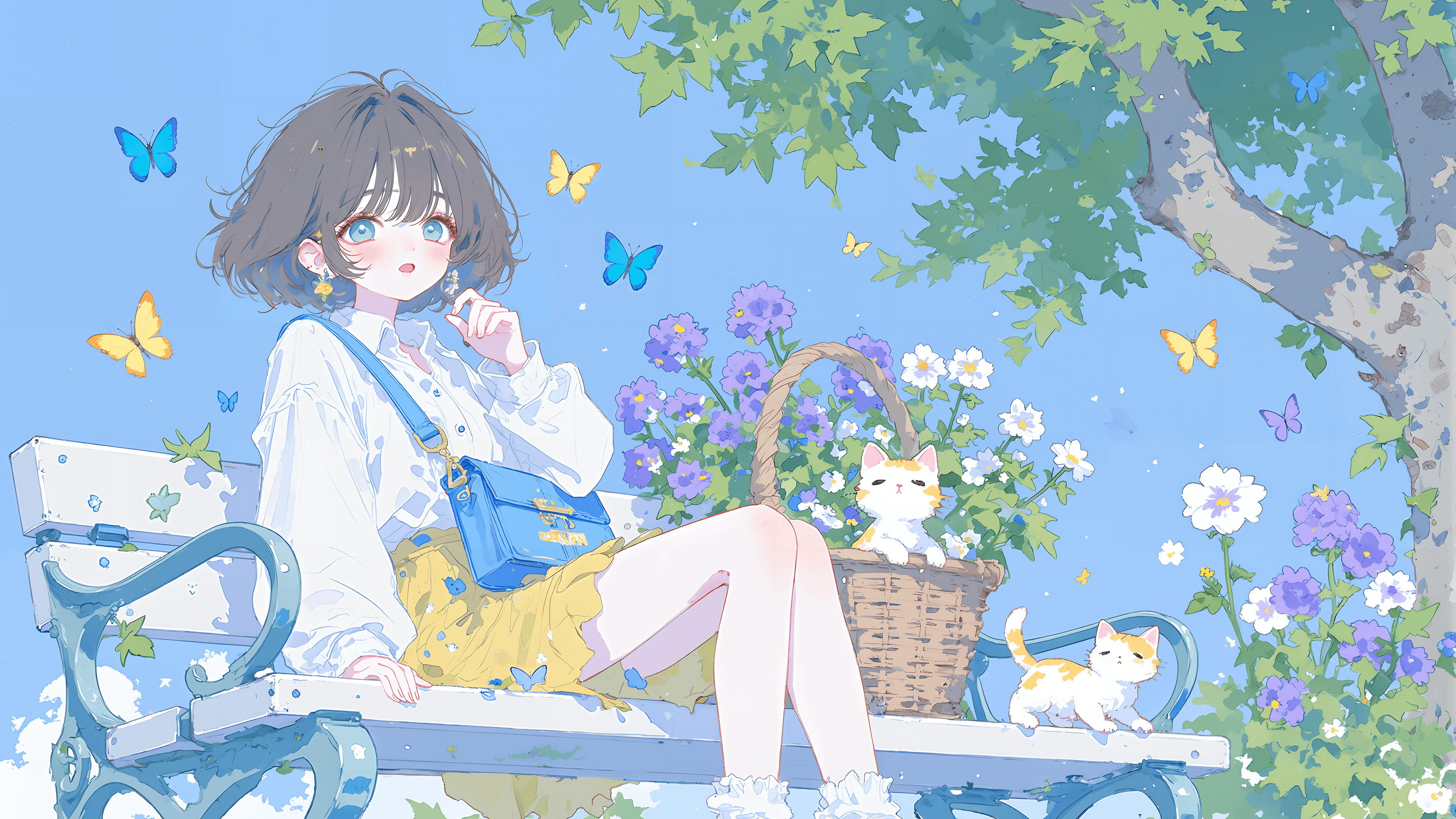 Spring Summer Butterfly HD Wallpaper