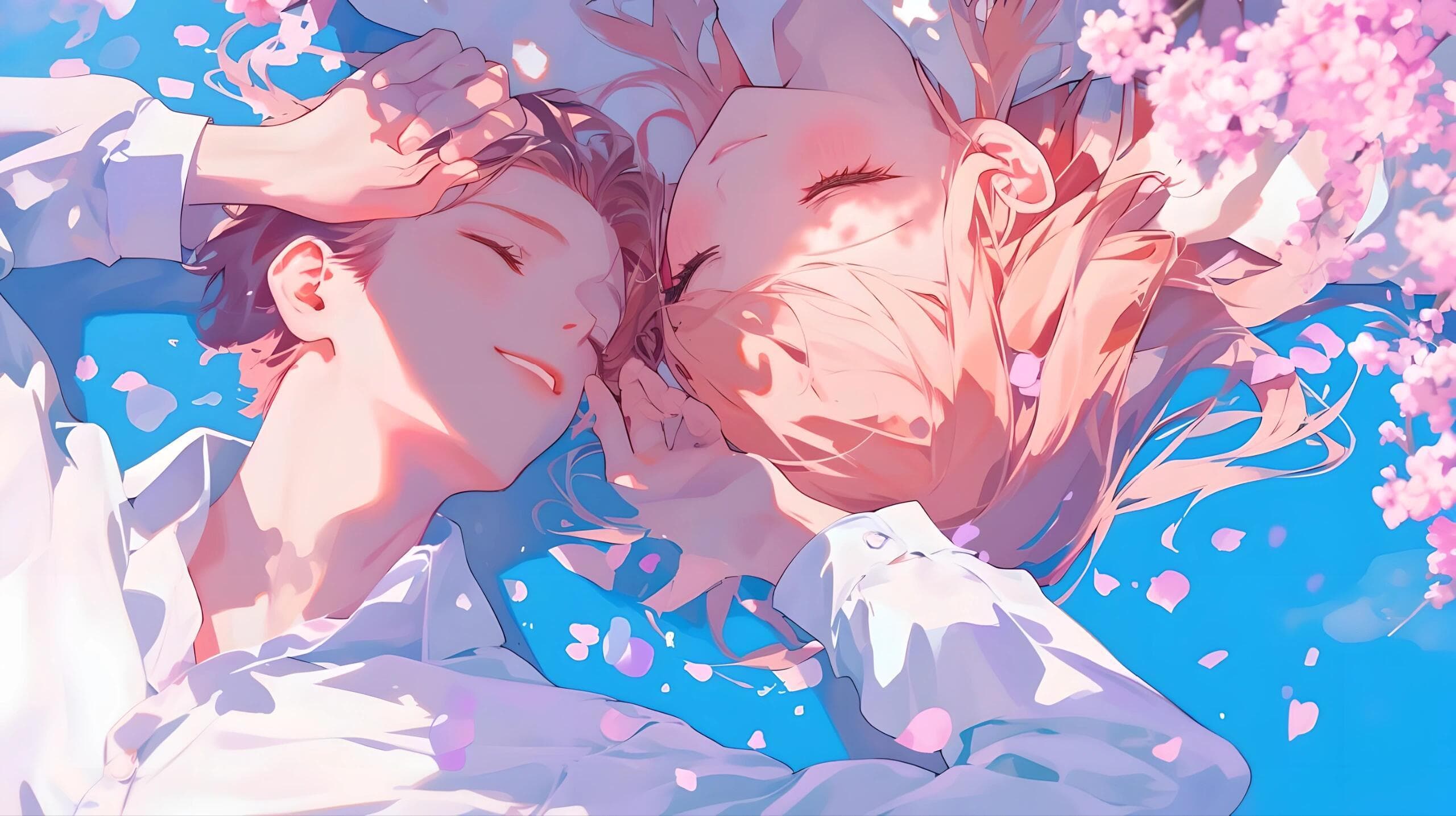 Starry spring dreamy wallpaper, calm and peaceful