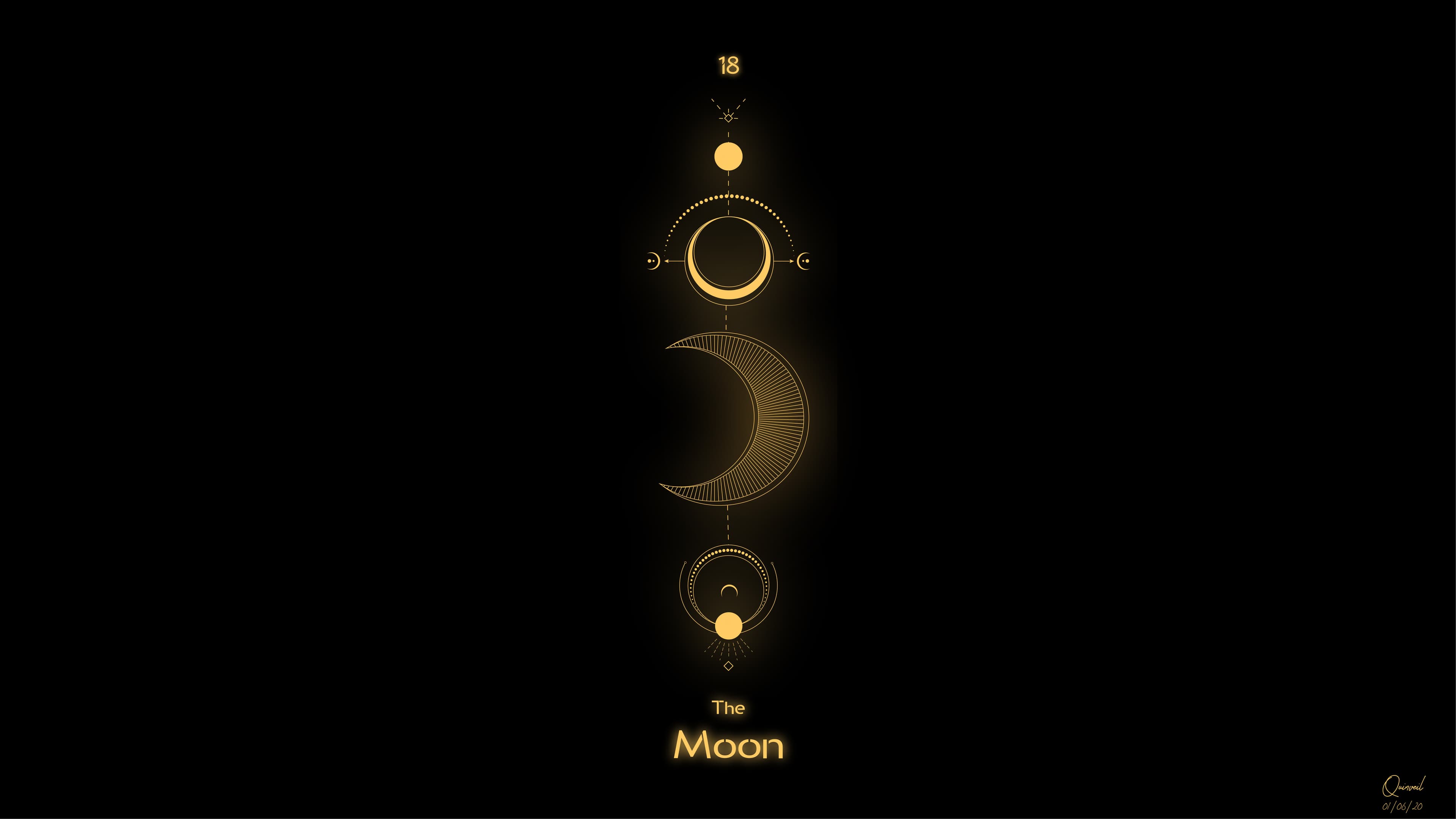 Stunning ultra HD moon wallpaper